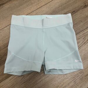 Nike Pro Women's Light Blue Shorts